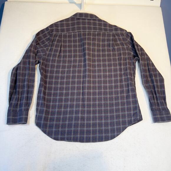 Jos. A Bank Reserve Button Shirt Men XL Tailored Fit Cashmere Blend Long Sleeve - Picture 4 of 10